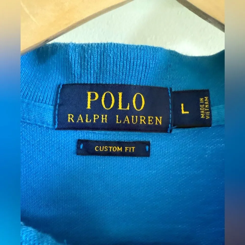 Polo Ralph Lauren Men’s Classic Fit Polo Shirt Turquoise Ocean Blue size Large